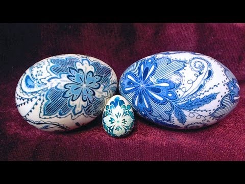 Delft Inspired Eggs