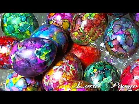 Alcohol Ink Eggs